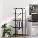 vidaXL Könyvespolc Musta tammi 60 x 30 x 146 cm Faanyag