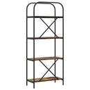 vidaXL Könyvespolc Füstölt tölgy 60 x 30 x 146 cm Faanyag