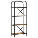 vidaXL Könyvespolc Füstölt tölgy 60 x 30 x 146 cm Faanyag