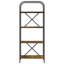 vidaXL Könyvespolc Füstölt tölgy 60 x 30 x 146 cm Faanyag