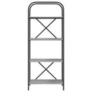 vidaXL Könyvespolc Szürke sonoma 60 x 30 x 146 cm Faanyag