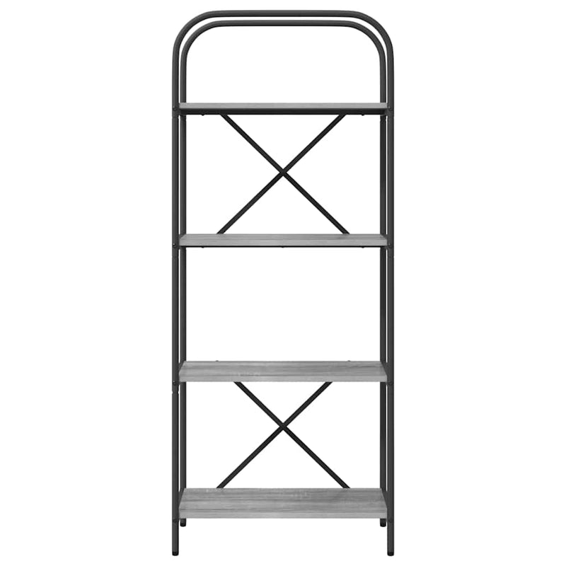 vidaXL Könyvespolc Szürke sonoma 60 x 30 x 146 cm Faanyag