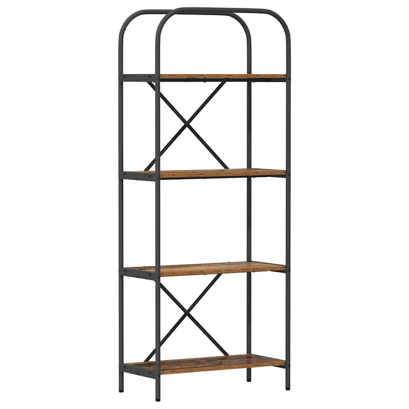 vidaXL Könyvespolc Régi fa 60 x 30 x 146 cm Faanyag