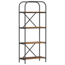 vidaXL Könyvespolc Öreg fa 60 x 30 x 146 cm Faanyag