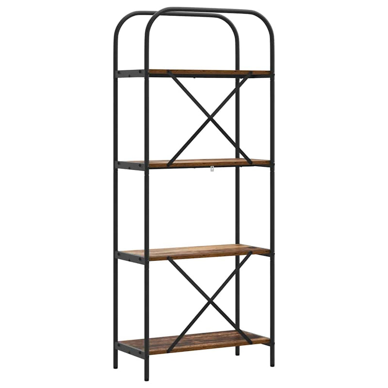 vidaXL Könyvespolc Régi fa 60 x 30 x 146 cm Faanyag