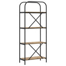 vidaXL Könyvespolc kézműves tölgy 60 x 30 x 146 cm Faanyag