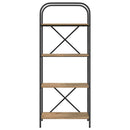 vidaXL Könyvespolc kézműves tölgy 60 x 30 x 146 cm Faanyag