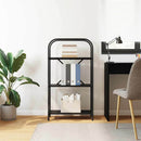 vidaXL Könyvespolc Musta tammi 60 x 30 x 109 cm Faanyag