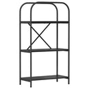 vidaXL Könyvespolc Fekete tölgy 60 x 30 x 109 cm Faanyag