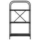 vidaXL Könyvespolc Musta tammi 60 x 30 x 109 cm Faanyag