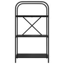 vidaXL Könyvespolc Fekete tölgy 60 x 30 x 109 cm Faanyag