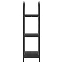 vidaXL Könyvespolc Musta tammi 60 x 30 x 109 cm Faanyag