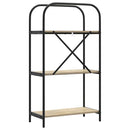 vidaXL Könyvespolc sonoma tölgy 60 x 30 x 109 cm Faanyag