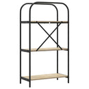 vidaXL Könyvespolc Sonoma tölgy 60 x 30 x 109 cm Faanyag