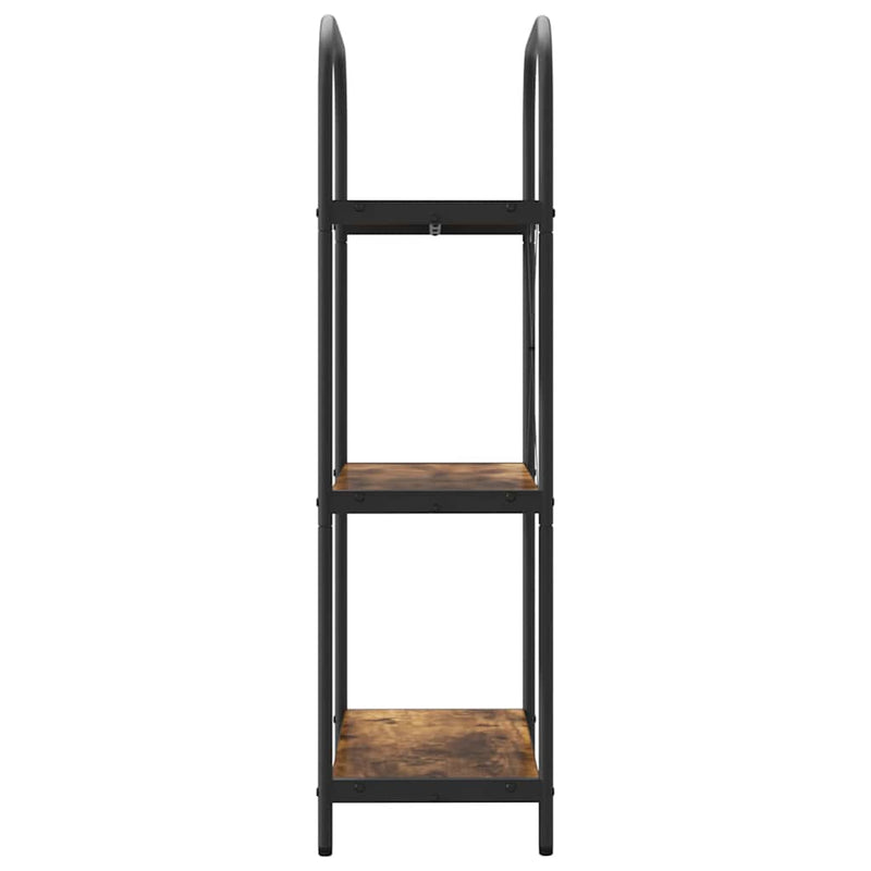 vidaXL Könyvespolc Füstölt tölgy 60 x 30 x 109 cm Faanyag