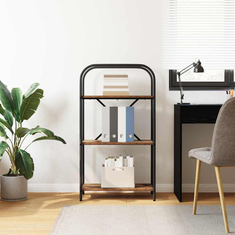 vidaXL Könyvespolc Régi fa 60 x 30 x 109 cm Faanyag