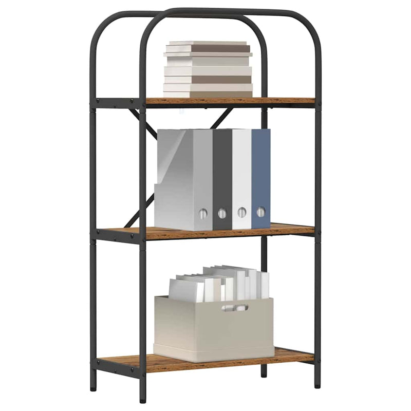 vidaXL Könyvespolc Régi fa 60 x 30 x 109 cm Faanyag