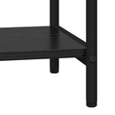 vidaXL Könyvespolc Musta tammi 40 x 30 x 183 cm Faanyag