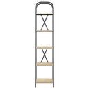 vidaXL Könyvespolc sonoma tölgy 40 x 30 x 183 cm Faanyag