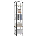 vidaXL Könyvespolc sonoma tölgy 40 x 30 x 183 cm Faanyag