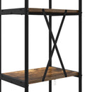 vidaXL Könyvespolc Füstölt tölgy 40 x 30 x 183 cm Faanyag