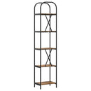 vidaXL Könyvespolc Füstölt tölgy 40 x 30 x 183 cm Faanyag