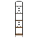 vidaXL Könyvespolc Füstölt tölgy 40 x 30 x 183 cm Faanyag