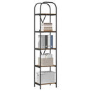 vidaXL Könyvespolc Füstölt tölgy 40 x 30 x 183 cm Faanyag