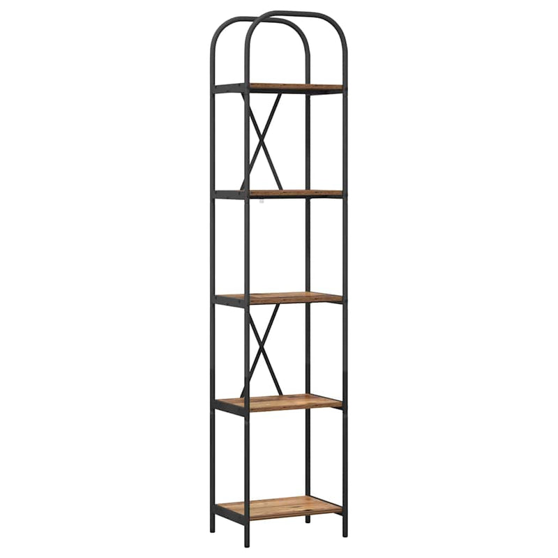 vidaXL Könyvespolc Régi fa 40 x 30 x 183 cm Faanyag