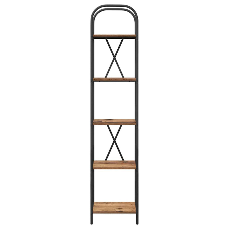 vidaXL Könyvespolc Régi fa 40 x 30 x 183 cm Faanyag