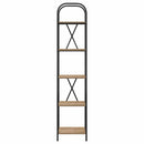 vidaXL Könyvespolc kézműves tölgy 40 x 30 x 183 cm Faanyag