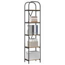 vidaXL Könyvespolc kézműves tölgy 40 x 30 x 183 cm Faanyag