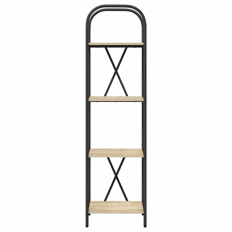 vidaXL Könyvespolc sonoma tölgy 40 x 30 x 146 cm Faanyag