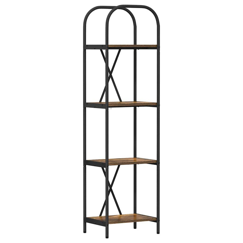 vidaXL Könyvespolc Füstölt tölgy 40 x 30 x 146 cm Faanyag