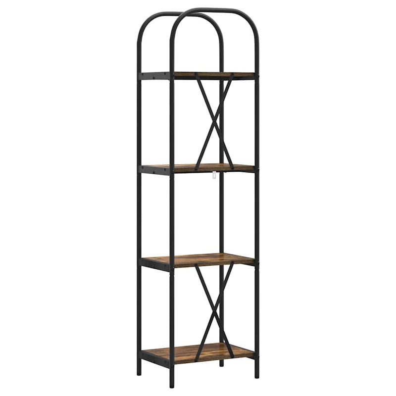 vidaXL Könyvespolc Füstölt tölgy 40 x 30 x 146 cm Faanyag