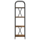 vidaXL Könyvespolc Füstölt tölgy 40 x 30 x 146 cm Faanyag