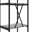 vidaXL Könyvespolc Szürke sonoma 40 x 30 x 146 cm Faanyag