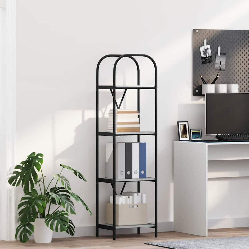 vidaXL Könyvespolc Szürke sonoma 40 x 30 x 146 cm Faanyag