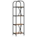 vidaXL Könyvespolc Régi fa 40 x 30 x 146 cm Faanyag