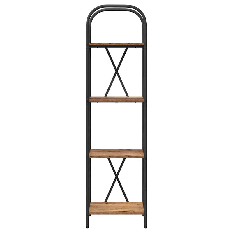 vidaXL Könyvespolc Régi fa 40 x 30 x 146 cm Faanyag