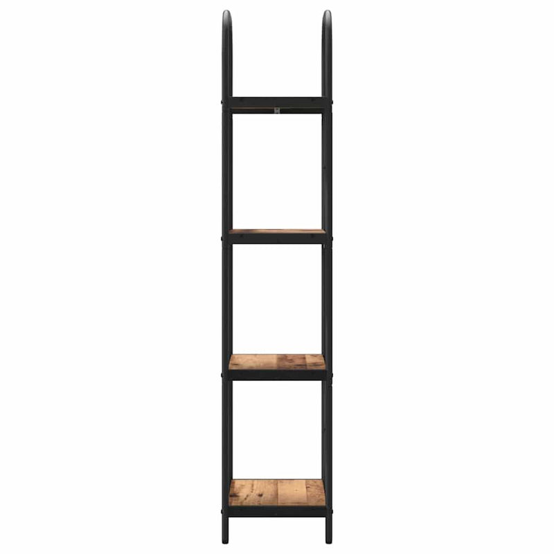 vidaXL Könyvespolc Régi fa 40 x 30 x 146 cm Faanyag