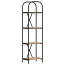 vidaXL Könyvespolc kézműves tölgy 40 x 30 x 146 cm Faanyag