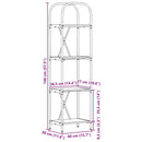 vidaXL Könyvespolc Artisan tölgy 40 x 30 x 146 cm Faanyag