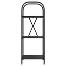 vidaXL Könyvespolc Fekete tölgy 40 x 30 x 109 cm Faanyag