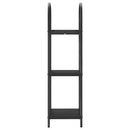 vidaXL Könyvespolc Musta tammi 40 x 30 x 109 cm Faanyag