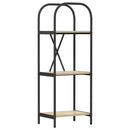 vidaXL Könyvespolc sonoma tölgy 40 x 30 x 109 cm Faanyag