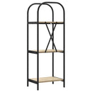 vidaXL Könyvespolc sonoma tölgy 40 x 30 x 109 cm Faanyag