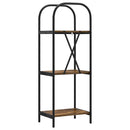 vidaXL Könyvespolc Füstölt tölgy 40 x 30 x 109 cm Faanyag