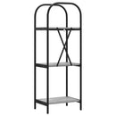 vidaXL Könyvespolc Szürke Sonoma 40 x 30 x 109 cm Faanyag