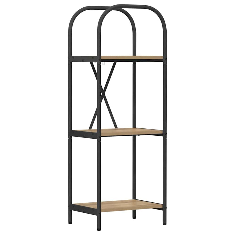 vidaXL Könyvespolc kézműves tölgy 40 x 30 x 109 cm Faanyag